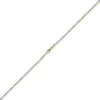 1,8mm Kette Collier Kugelkette diamantiert aus 585 Gold Gelbgold Weißgold, 42cm