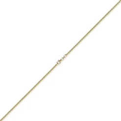 2,3mm Kette Collier Rundankerkette aus 585 Gold Gelbgold, 50cm Unisex