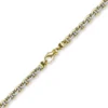 5,5mm Kette Collier Rundankerkette 585 Gold Gelbgold & Weißgold 60cm