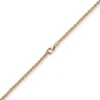 2,7mm Kette Collier Rundankerkette aus 585 Gold Rotgold, 55cm