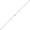 1mm Kette Collier Schlangenkette aus 585 Gold Gelbgold, 45cm, Damen