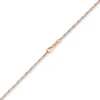 1,9mm Kette Collier Stäbchen-Kugel diamantiert 585 Gold weiß/rot bicolor 45cm