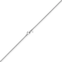 2,5mm Kette Collier Strickkette rund aus 750 Gold Weißgold 42cm