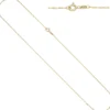 1,2mm Kette Haferkornkette aus 585 Gold Gelbgold Halsschmuck Goldkette, 50cm