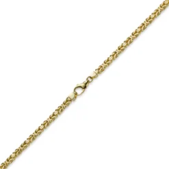 5mm Kette Halskette Königskette aus 585 Gold Gelbgold, 65cm, Herren