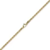 2,5mm Kette Halskette Königskette aus 750 Gold Gelbgold, 60cm, Unisex