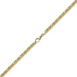 4mm Kette Halskette Königskette aus 750 Gold Gelbgold, 50cm