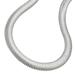 4mm Kette Schlangenkette 925 Echt Silber 42cm Halsschmuck Silberkette