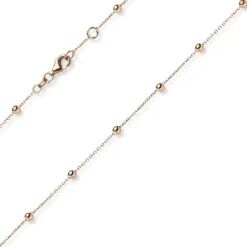 3mm Kügelchen Ankerkette Armband Armkette aus 585 Gold Rotgold 18-19cm