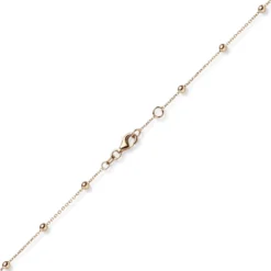 3mm Kügelchen Ankerkette Halskette Kette Collier aus 585 Gold Rotgold 42-45cm