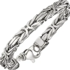 7mm Königsarmband Armband Armschmuck aus 925 Silber 20cm Unisex
