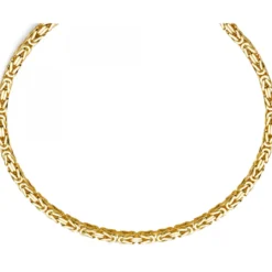7mm Königskette aus 585 Gold Gelbgold Kette Halskette 70cm Herren