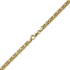 7mm Königskette aus 585 Gold Gelbgold Kette Halskette 65cm Herren