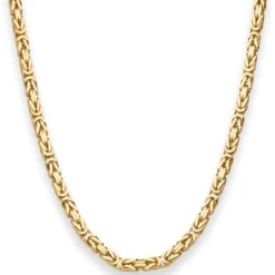 4mm Königskette Goldkette Collier Halskette aus 585 Gold Gelbgold 50cm