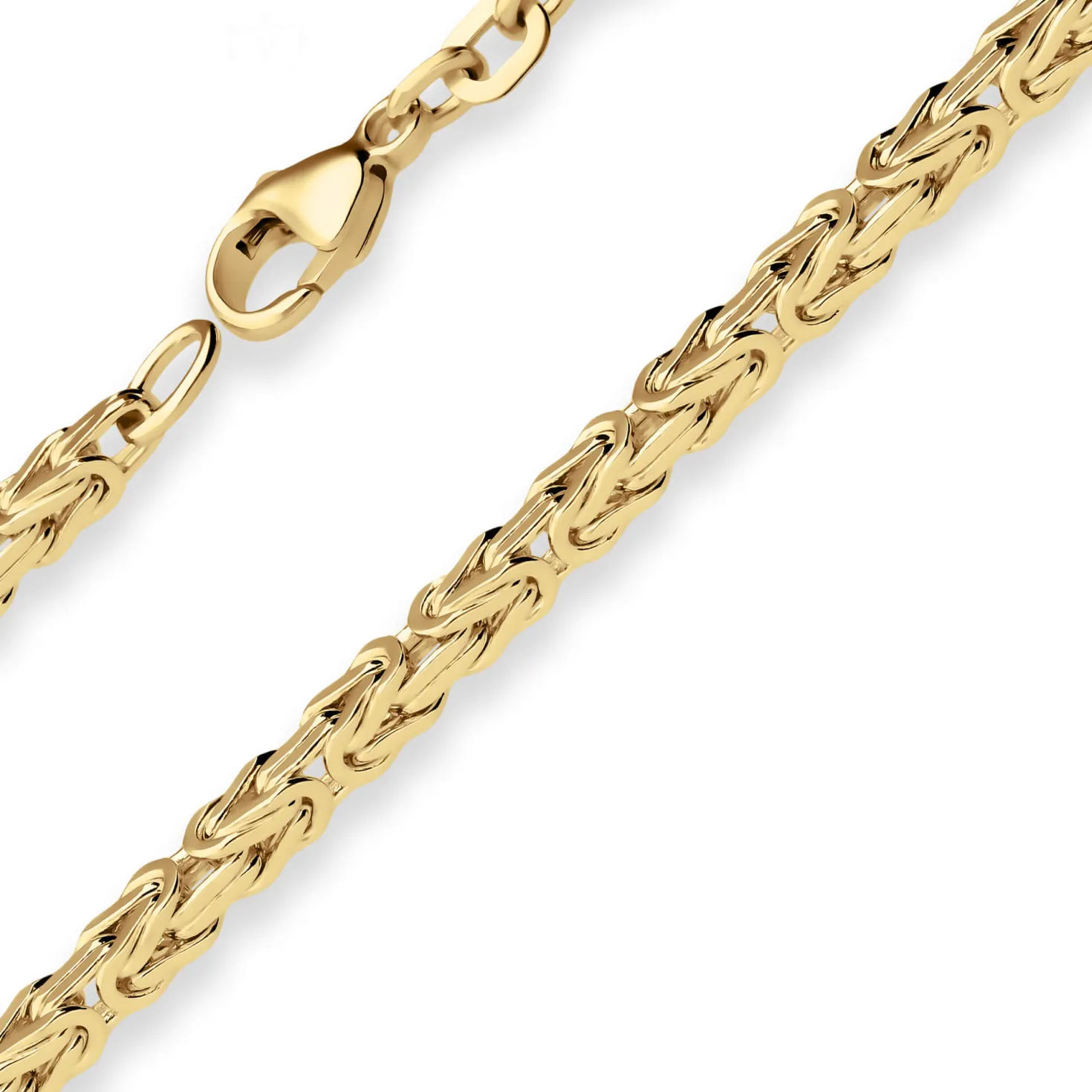 3,2mm Königskette Goldkette Collier Halskette aus 585 Gold Gelbgold 50cm