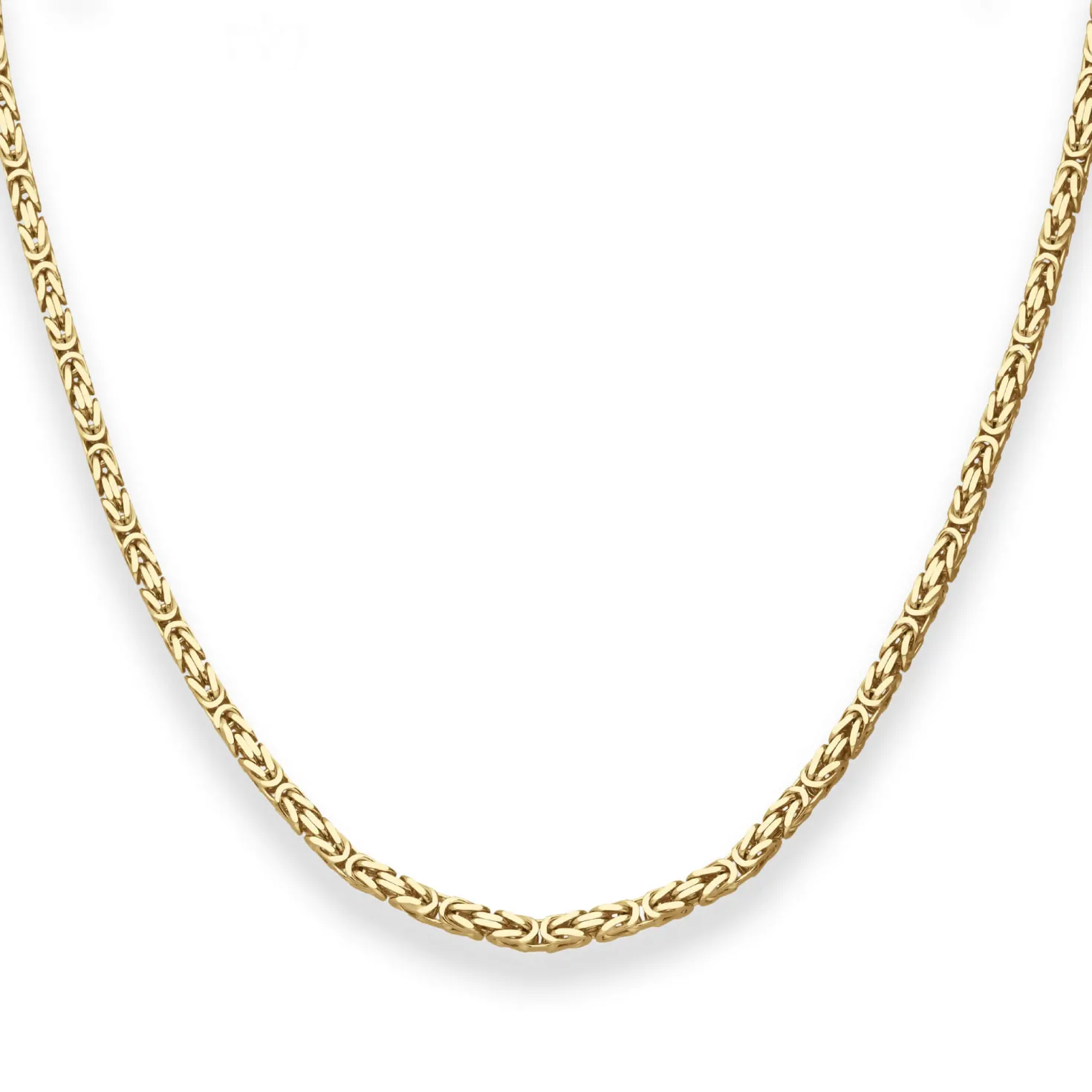 2,8mm Königskette Goldkette Collier Halskette aus 333 Gold Gelbgold 45cm