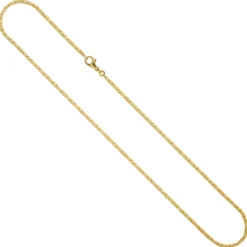 1,8mm Königskette Halskette Collier aus 333 Gold Gelbgold massiv 45cm