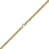3,5mm Königskette Halskette Kette aus 750 Gold Gelbgold, 55cm, Herren