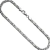 7,2mm Königskette Kette Collier Halsschmuck 925 Silber 60cm Unisex