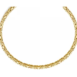 8mm Königskette Kette Halskette aus 750 Gold Gelbgold 70cm Herren