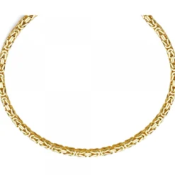 8mm Königskette Kette Halskette aus 750 Gold Gelbgold 65cm Herren