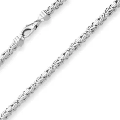5,1mm Königskette Silberkette Collier Halskette aus 925 Silber 60cm