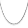 2,8mm Königskette Silberkette Collier Halskette aus 925 Silber rhodiniert 50cm