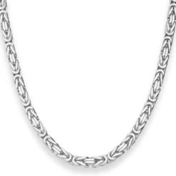 5,6mm Königskette Silberkette Collier Halskette aus 925 Silber 60cm