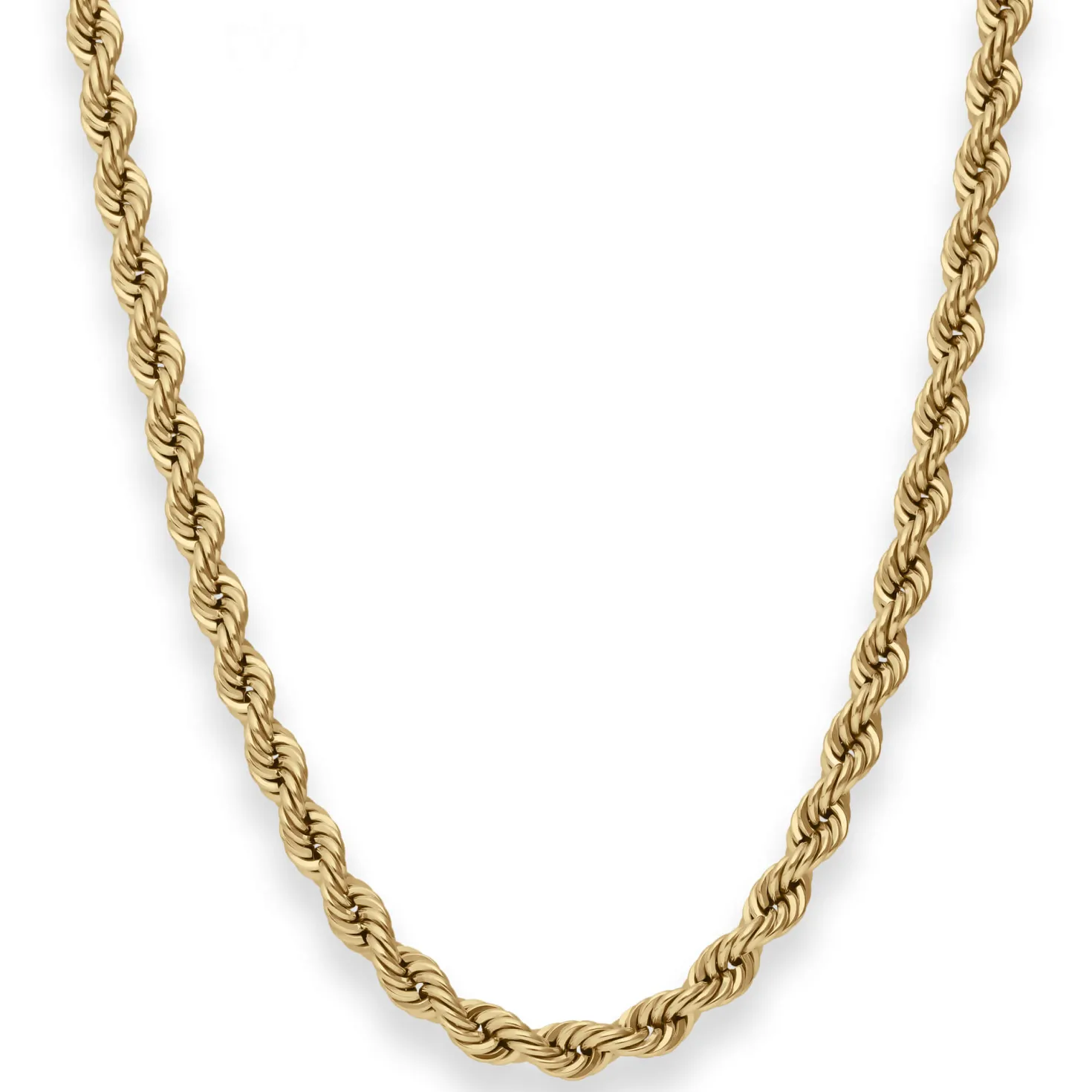 5,4mm Kordelkette Goldkette Collier Halskette aus 333 Gold Gelbgold 45cm