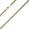 4,4mm Kordelkette Goldkette Collier Halskette aus 585 Gold gelb/weiß 45cm