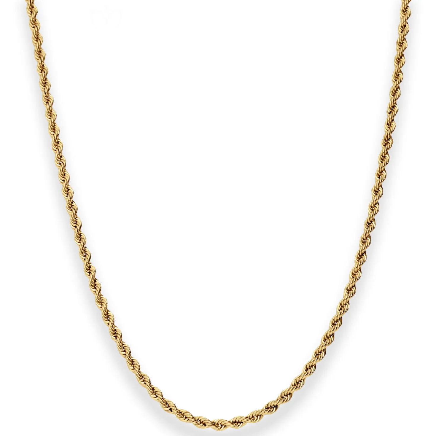 2,8mm Kordelkette Goldkette Collier Halskette aus 585 Gold Gelbgold 50cm