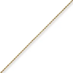 2,1mm Kordelkette Goldkette Collier Halskette aus 585 Gold Gelbgold 55cm