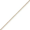 2,1mm Kordelkette Goldkette Collier Halskette aus 375 Gold Gelbgold 45cm