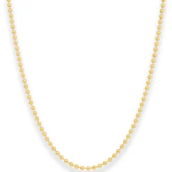 2,5mm Kugelkette Goldkette Collier Halskette aus 585 Gold Gelbgold 45cm