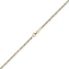 2,2mm Kugelkette Halskette aus 585 Gold gelb/rot/weiß tricolor diamantiert 45cm