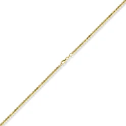 3mm Kugelkette Halskette Collier aus 585 Gold Gelbgold glatt glänzend 45cm