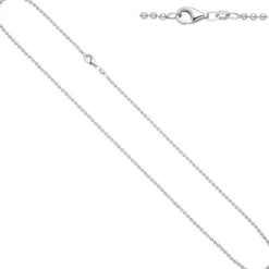 2mm Kugelkette Kette Halskette Collier Halsschmuck aus echtem 925 Silber, 50cm