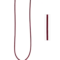 2mm Lederschnur Lederkette aus dunkelrotem Leder Lederschmuck, 100cm