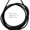 2mm Lederschnur Lederkette aus rosanem Leder Lederschmuck, 100cm