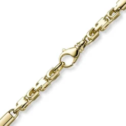 5,5mm Monte Carlo Herren Armband aus 585 Gold Gelbgold massiv 22cm