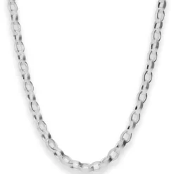 6mm Nautica-Kette Silberkette Collier Halskette aus 925 Silber matt 42cm