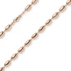 6,5mm Oliven-Kette Halskette Collier aus 585 Gold Rotgold glänzend 45cm