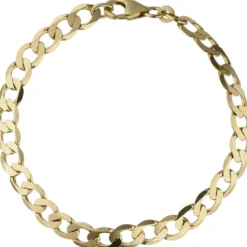 6,6mm Panzerarmband Armband Armkette Armschmuck aus 333 Gold Gelbgold 19cm