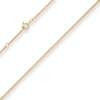 1,7mm Panzerkette Collier Halskette aus 585 Gold Gelbgold 38cm mit Zwischenöse