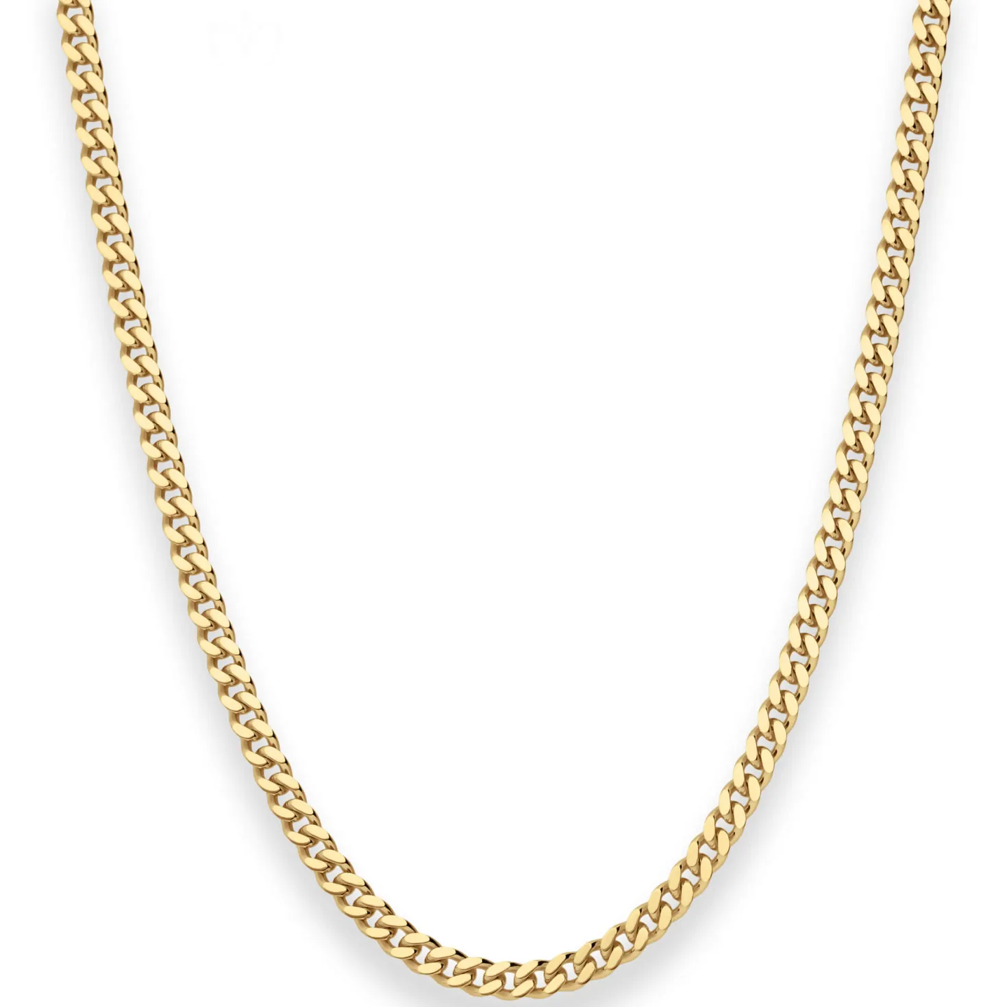 4,1mm Panzerkette Goldkette Collier Halskette aus 750 Gold Gelbgold 55cm