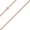 2,1mm Panzerkette Goldkette Collier Halskette aus 585 Gold Rotgold 45cm