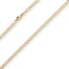 4,4mm Panzerkette Goldkette Collier Halskette aus 750 Gold Gelbgold 60cm