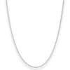 1,2mm Panzerkette Goldkette Collier Halskette aus 585 Gold Weißgold 38cm