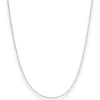 1,1mm Panzerkette Goldkette Collier Halskette aus 585 Gold Weißgold 38cm