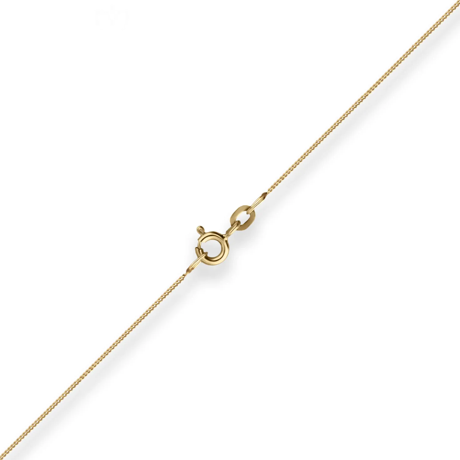 0,8mm Panzerkette Goldkette Collier Halskette aus 333 Gold Gelbgold 60cm